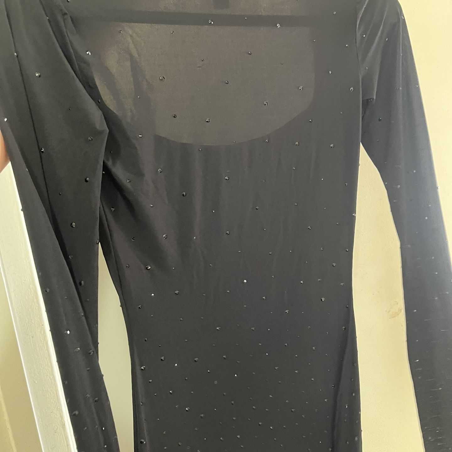 skims jelly sheer dress Skims + Jelly Sheer Rhinestone Dress