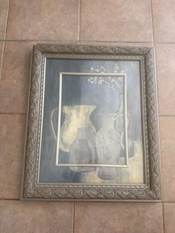 Wall art (chipped frame corners)