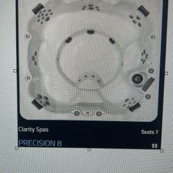 Master Spa Clarity Precision 8 —- 7 Seats Spa