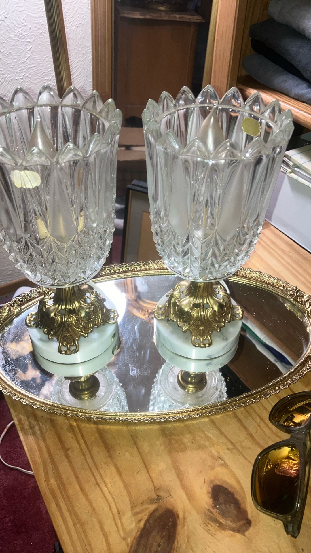 Vintage Victorian Set of Lamps