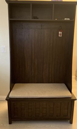 Furniture. Coat Stand With Chest.