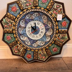 Antique Handmade Wall Clock 