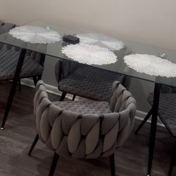 Kitchen set chairs of 4 