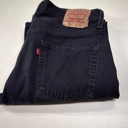 Levi 501 Black Jeans