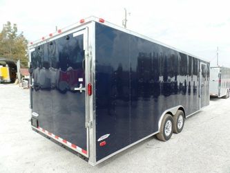 ENCLOSED VNOSE TRAILERS ALL SIZES AND COLORS 20FT 24FT 28FT 32FT IN STOCK FREE DELIVERY