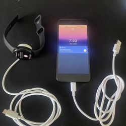 Google Pixel 1 and Google Pixel Watch 2 