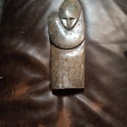 Muza Stone Sculpture, Its 13 1/2  In Tall,$50(Heavy