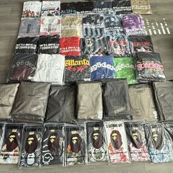 Essentials Bape Sp5der Awful Lot Of Cough Syrup 