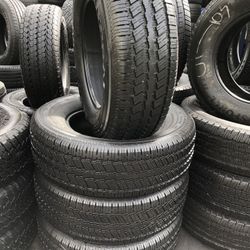 SET OF FOUR USED TIRES (CONTINENTAL/265/70/18)