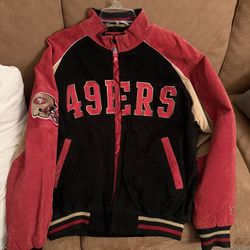 49ers Suede Jacket New With Tags