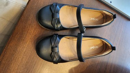 Girls Black Dress Shoes Size 2