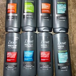 Dove Men + Care Body Wash Bundle x8