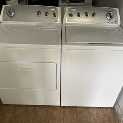 Whirlpool HE Large Capacity Washer And Electric Dryer 