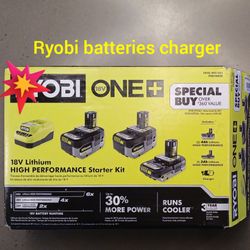 Ryobi Batteries Charger 