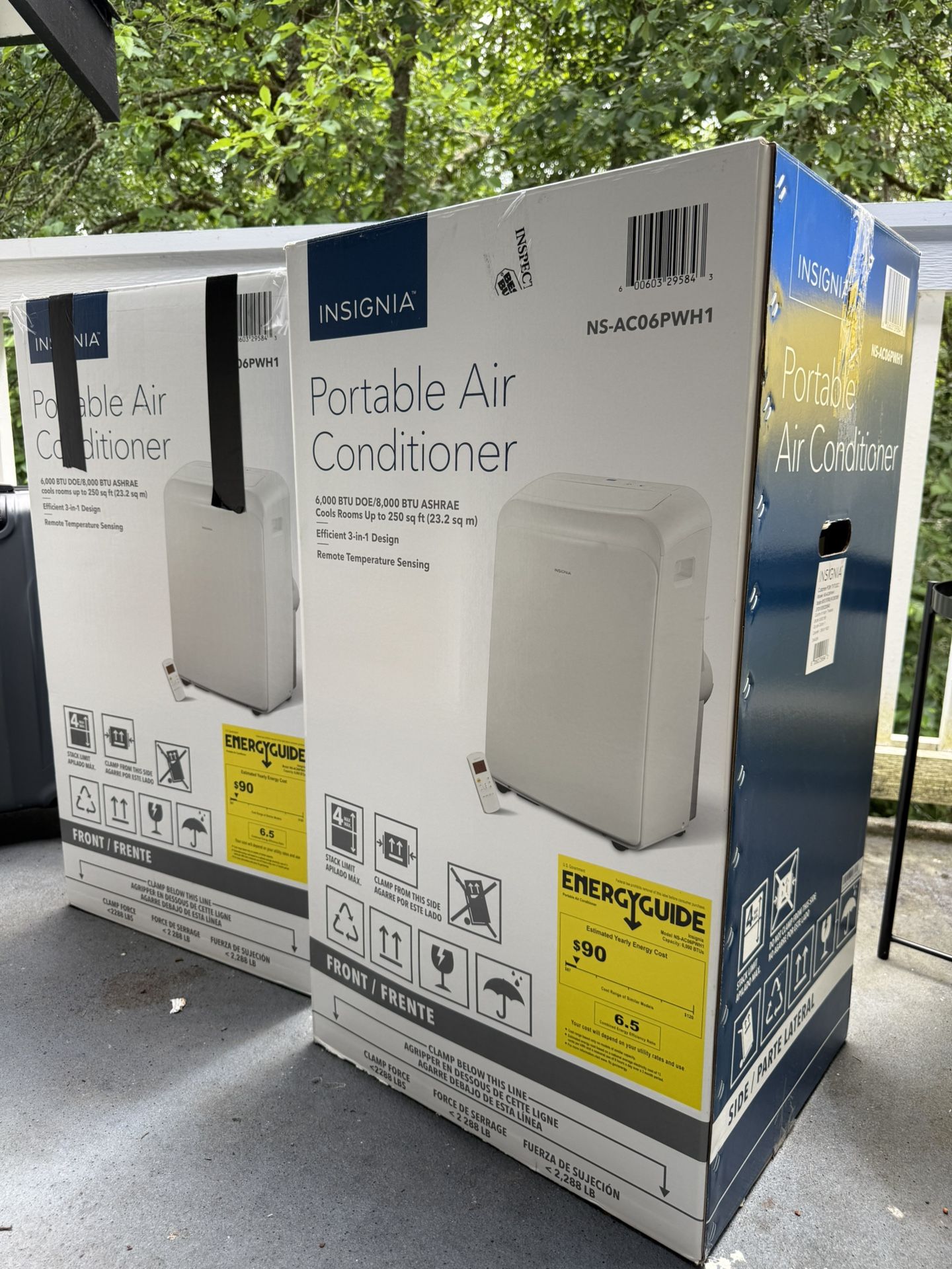 Portable AC Insignia 250 Sq.Ft
