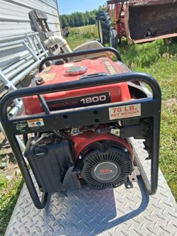 Predator 1800 gas generator