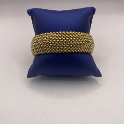 14KT Gold Mesh Bracelet 
