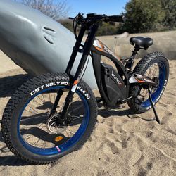 Open Box Ecotric Bison 26” Super Fat Tire Electric Bicycle