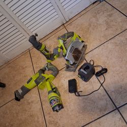 Rioby 18v Tolls Only   No Batteri  Tested