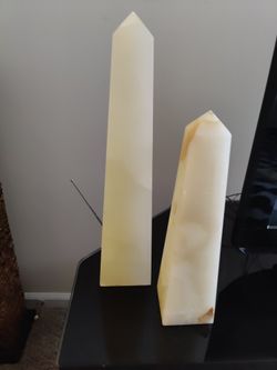 Ivory Real Marble Tower's. This Will Make Your Christmas Decor Special.