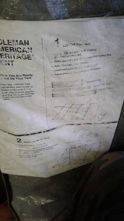 Coleman American Heritage tent