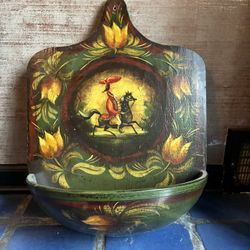 Signed Peter Ompir Collectible Folk Art