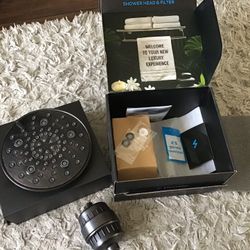 Sparkpod 8 Inch Oiled Rubbed Bronze Adjustable Shower Head With Filter