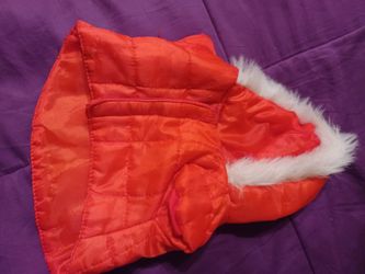 Dog Santa Clause Custom Size Small $8.00 Or Best Offer