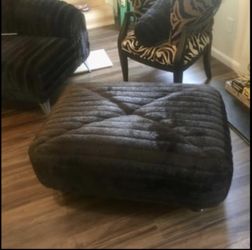 Glamorous Chocolate Brown Ottoman 
