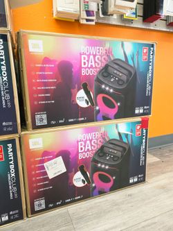 Jbl party box club 120 With Wireless Mic 🎤 bundle
