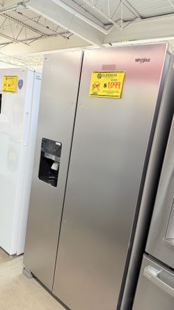 STAINLESS STEEL SIDE-BY-SIDE REFRIGERATOR