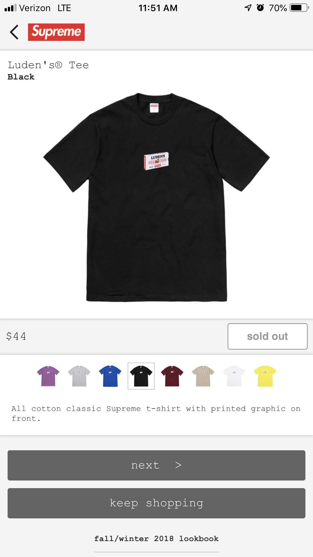 Supreme Ludens tee