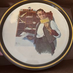 Norman Rockwell “Country Postman” Tray