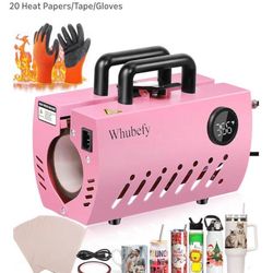 Tumbler heat press machine