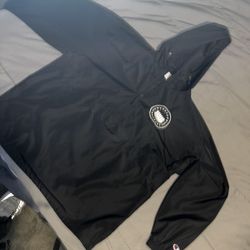 Champion/Backyard Orphans Black Windbreaker size XL