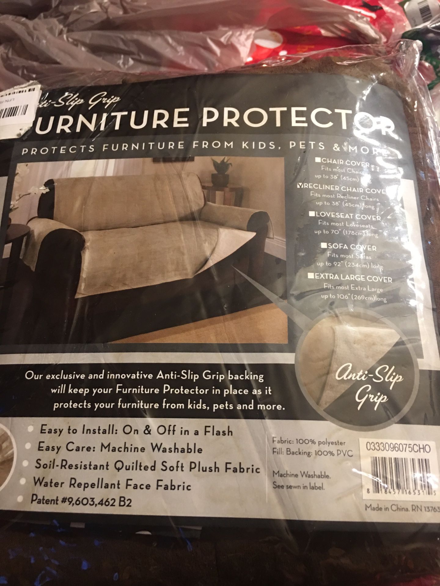 Recliner protector cover NEW