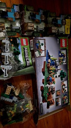 USED LEGO Minecraft: The Windmill Farm (21262) with Extras