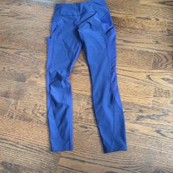 Lululemon Navy Leggings Sz 4 