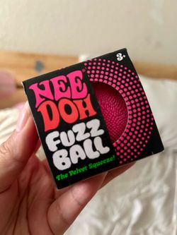 AUTHENTIC Needoh fuzzball pink