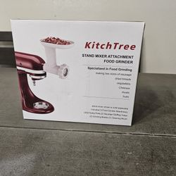 Kitch Tree Stand Mixer Attachment - Meat/Sausage Grinder for Kitchenaid Stands