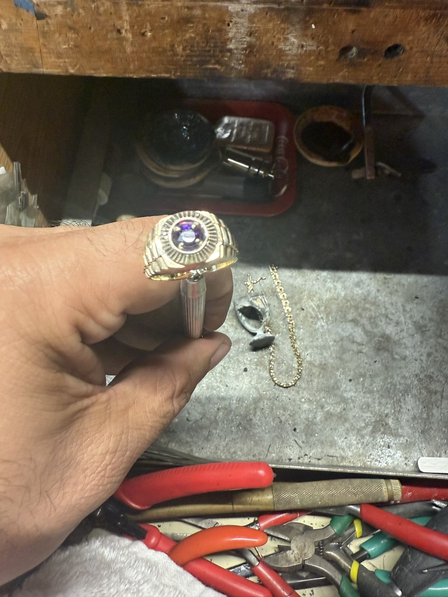 14k Rolex Style Ring