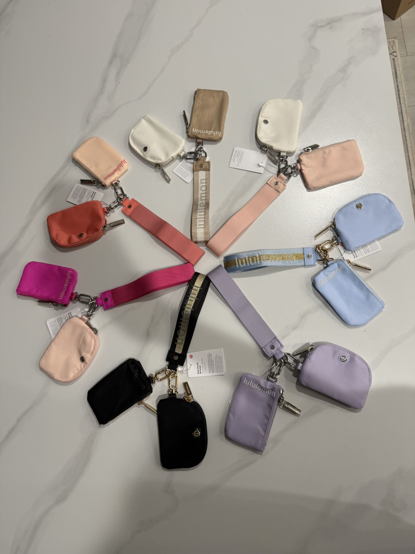 Lululemon Dual Pouch Keychains