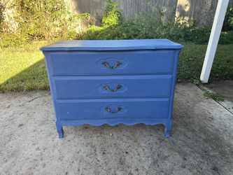 Wooden dresser ( Blue)