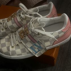 Louis Vuitton Damier Azur Summer Trunks Front Row Sneaker