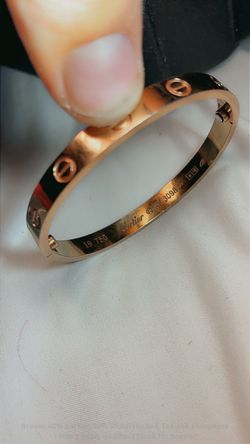 Cartier Love Bracelet 18K Rose Gold Size 19