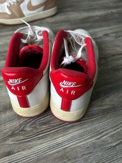 White/Red Lows - Nike Air Force 1 Low "University Red" (White/University Red).
