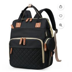 Black Diaper Bag New
