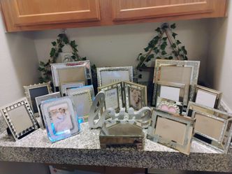Decorative Photo Frame Collection Silver Gold Lot