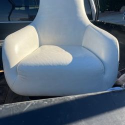 Off White Lounge Chair