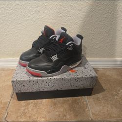 Jordan 4 Bred Toe